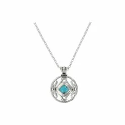Montana Silversmith’s Women’s Turquoise Portal Necklace
