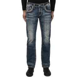 Rock Revival Mens Turf Straight Jeans