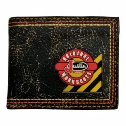 Justin Original Workboots Black Bifold Wallet