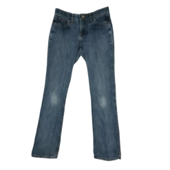 Wrangler Women's Cash Jeans No Gap Mid Rise Knotched Distressed