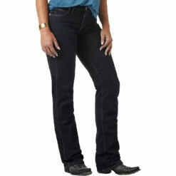 Wrangler Women's Q-Baby Black Ultimate Riding Jean