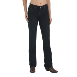 Wrangler Women's Dark Dynasty Ultimate Riding Q-Baby Jeans