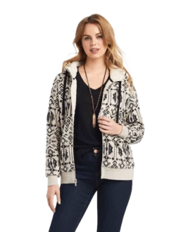 Ariat Sherpa Oaxaca Full Zip Hooded Jacket