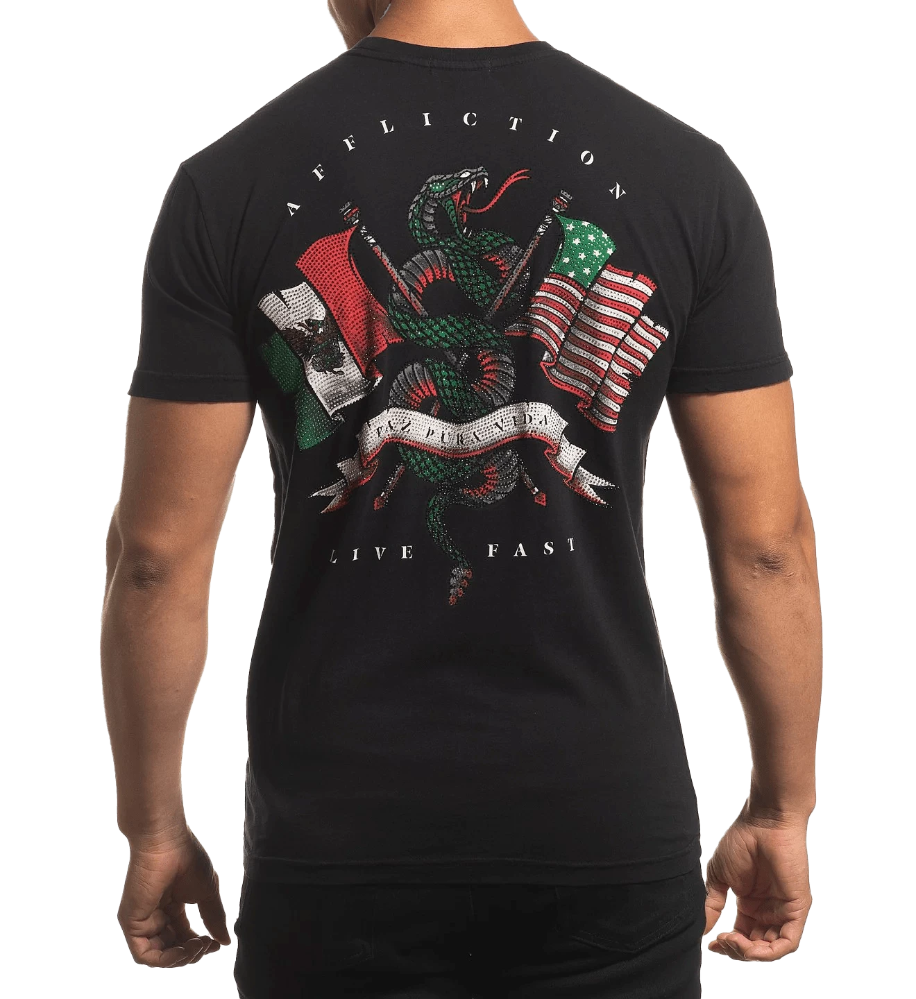 Affliction's Men's Tri Pride Short Sleeve T-Shirt - Image 2