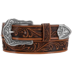 Tony Lama Kid's Brown Lil Westerly Belt