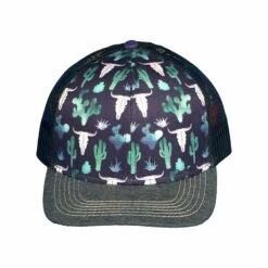 John Deere Women's Cactus Skull Mesh Cap