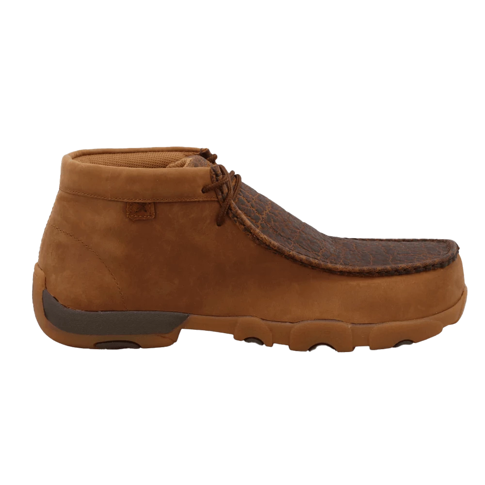 Twisted X Men's Chukka Driving Moc Bomber Brown Work Boot - Image 2