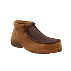 Twisted X Men's Chukka Driving Moc Bomber Brown Work Boot