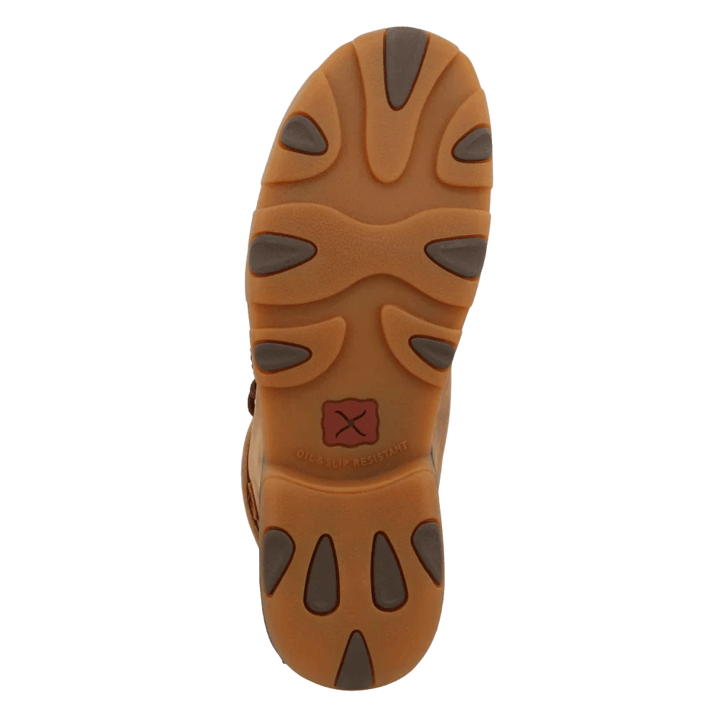 Twisted X Men's Chukka Driving Moc Bomber Brown Work Boot - Image 6