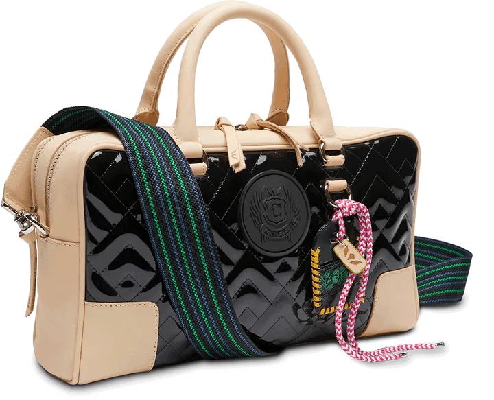 Consuela Inked Satchel Bag - Image 2