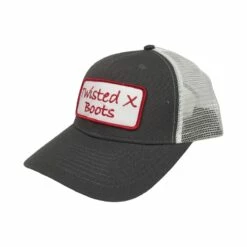 Twisted X Boots Men's Gray Mesh Cap